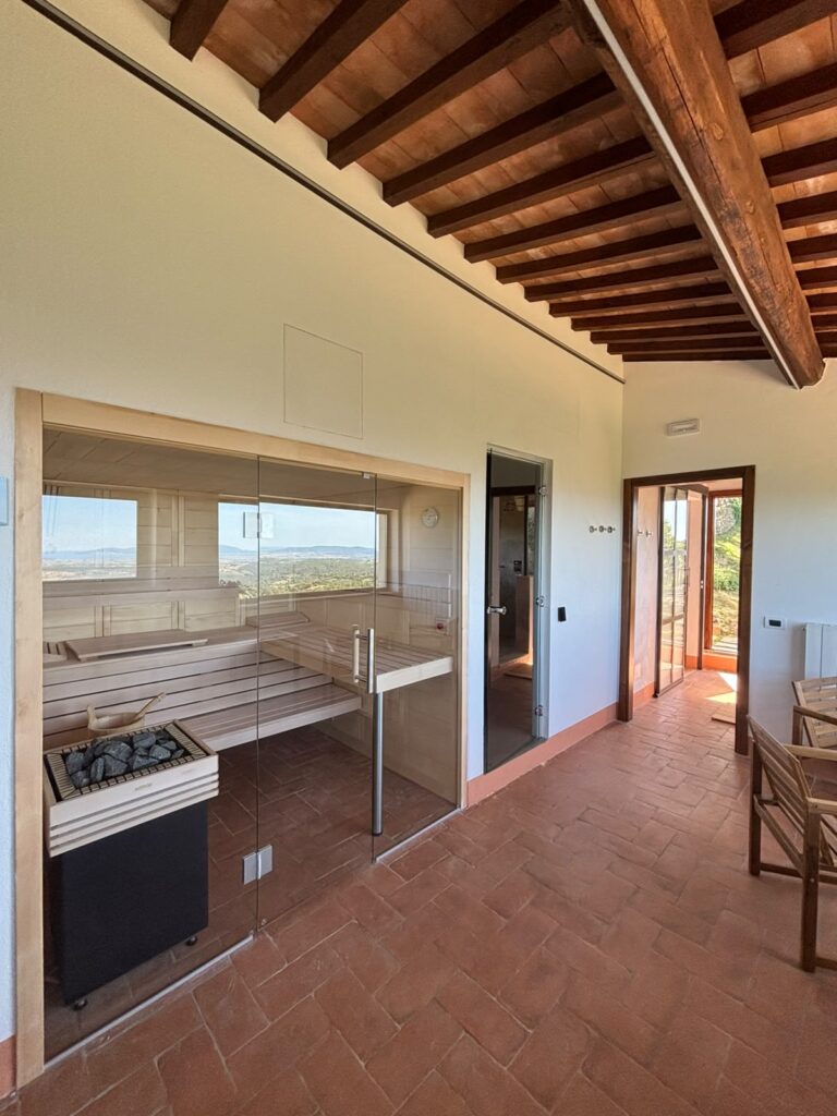 Podere l'Aione - Sauna con vista
